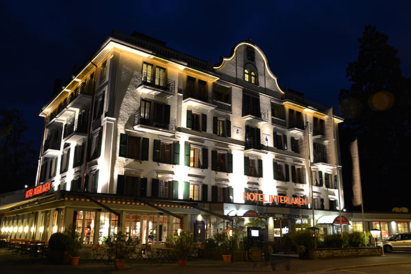 Sanierung Fassade, Hotel Interlaken
